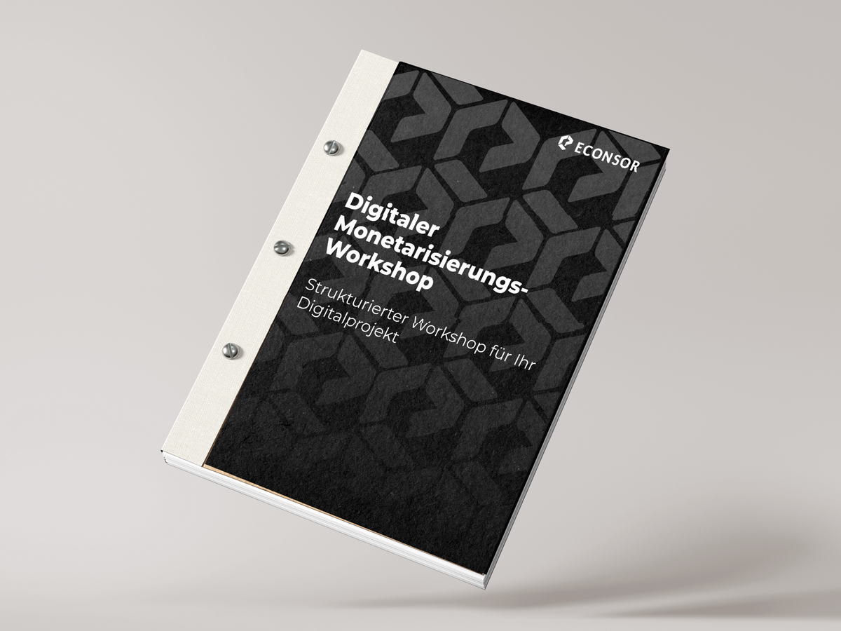 digitaler monetarisierungs workshop – glatte Coverkante