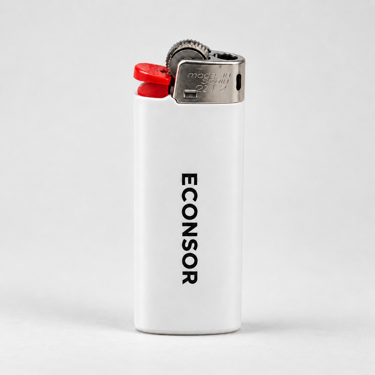 ECONSOR BIC Mini Feuerzeug weiß – Produktansicht